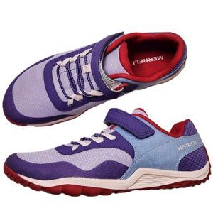 Merrell Trail Glove 7 Girls Size 6 No‑Tie Athletic Shoes Purple